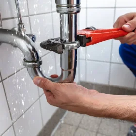 Plumber-working-on-Leak-Repair-in-Seattle